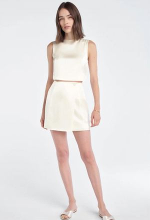Favorite Daughter Womens Love Struck Top In Ivory