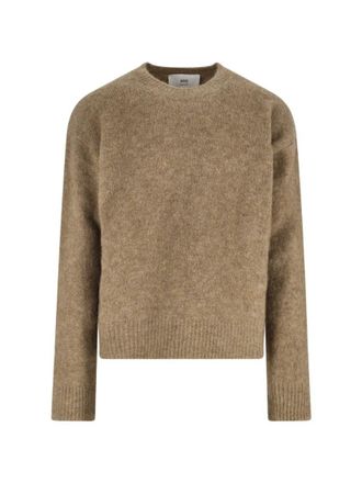 Ami Classic Brown Sweater With Timeless Appeal