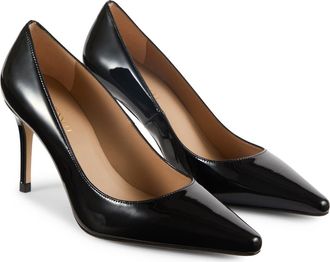 L.k. Bennett Florentine Pointy Toe Pump in Black Patent at Nordstrom Rack, Size 12