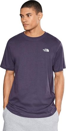 The North Face Evolution Simple Dome Regular Short Sleeve T-Shirts Mens T Shirt Endless Dusk : 2XL, Cotton