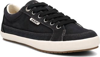 Taos Womens Moc Star 2 Shoe In Black Distressed
