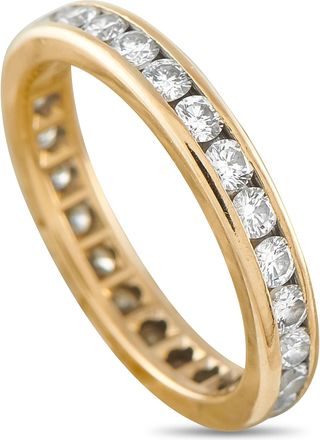 Tiffany & Co. 18K Yellow Gold 1.04ct Diamond Eternity Band Ring TI19-062226