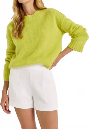 Marie Oliver Mia Crepe Shorts In White