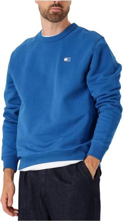Tommy Jeans Heren, Sweatshirts & Hoodies, Blauw, Maat: XL Katoen