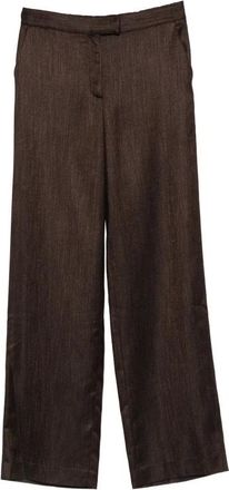 Lardini Broeken, Dames, Bruin, S, Wide Broeken