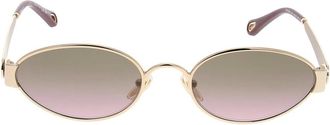 Chlo&eacute; Sunglasses, unisex, Yellow, Size: ONE SIZE Sunglasses