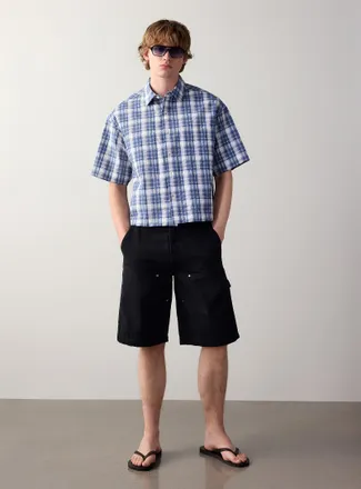 Dickies Mens Double-knee work Bermuda Shorts Baggy fit