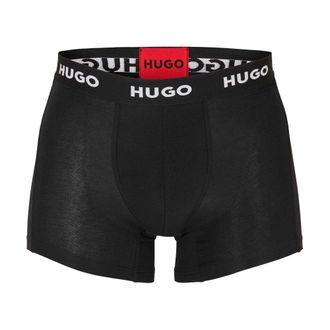 HUGO BOSS Hugo Boxershorts voor heren met nauwsluitende pasvorm (set van 3) (Zwart)