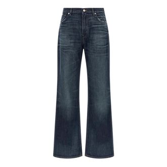 Haikure Korea Jeans - Dames - Loose Fit Jeans - Blauw - W24 - Katoen - Jeans