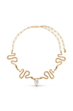 Ettika Womens Serpentina Choker In Gold
