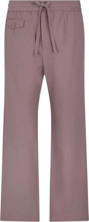 Dolce & Gabbana Joggingbroek van Wool Poplin - Heren - Wijde Broeken - Beige - L - Wol - Broeken