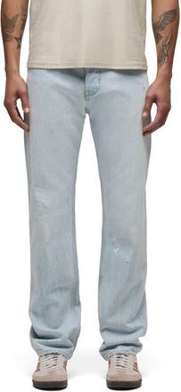 Hudson Wes Straight Leg Jeans in Illusion Blue at Nordstrom, Size 28