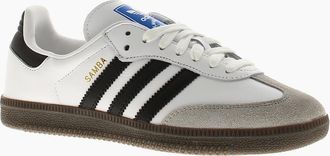 adidas Originals Womens Adidas Originals Womens Trainers Samba Og Leather Lace Up white UK Size - Size: 5.5
