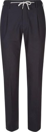 Eleventy Broeken, Heren, Blauw, W30, Wol, Milano Broeken