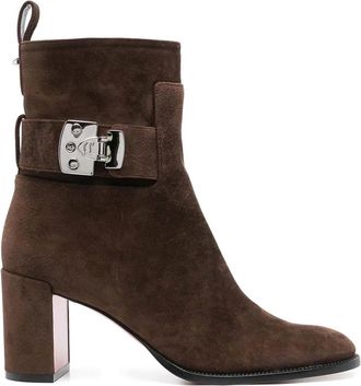 Christian Louboutin Booty Lock 70 Zipped Booties