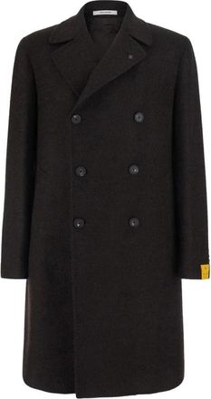 Tagliatore Arden Double-breasted Coat - Heren - Mantel - Bruin - 2XL - Wol - Jassen