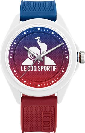 Le Coq Sportif Mens Accessories Monochrome Digital Watch in White/Blue/Red - One Size