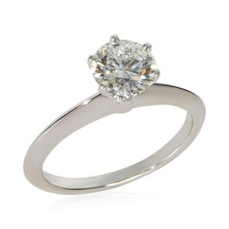 Tiffany & Co. Pre-Owned Tiffany & Co. 0.96 ct Round Brilliant Diamond Engagement Ring