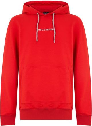 Paul & Shark Hoodie - male - Paul & Shark - Hoodies - Red - 3XL - Sweatshirts & Hoodies