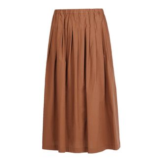 ottod'Ame Midi Skirts, female, Brown, Size: XS Gonna voluminosa