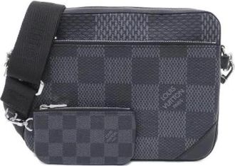 Louis Vuitton Pre-owned Damier Graphite 3D Schoudertas - Dames - Vintage Schoudertas - Grijs - ONE Size - Vintage