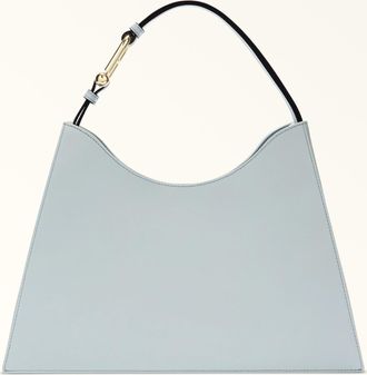 Furla Nuvola Borsa A Spalla Artemisia Blu Pelle Di Vitello Claris Lux Donna