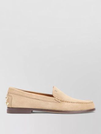 Tod's suede leather loafers