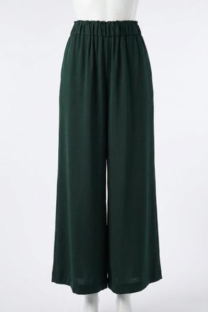 Z Supply Satin Wide-Leg Pants In Garland Green