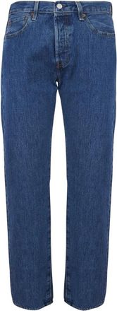 Levi's 501 Original Fit - Heren - Regular Fit Jeans - Blauw - W32 - Katoen - Jeans