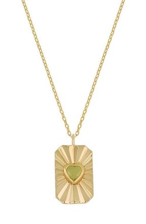 Bony Levy Pendant Necklace in 14K Gold/Garnet Peridot at Nordstrom, Size 18