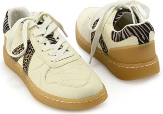 Mia Vesta Faux Leather Lace-up Sneakers