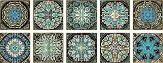 OEM Juego De 10 Pegatinas Autoadhesivas Para Azulejos 20 X 20 Cm, Pegatinas Azulejos Pvc Impermeables, Papel Tapiz Decorativo Pared Resistente Aceite