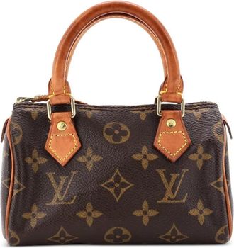 Louis Vuitton Speedy Mini HL Handbag Monogram Canvas satchel - Marrone