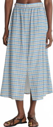 Nation Ltd Tatiana Midi Skirt In Coastal Plaid