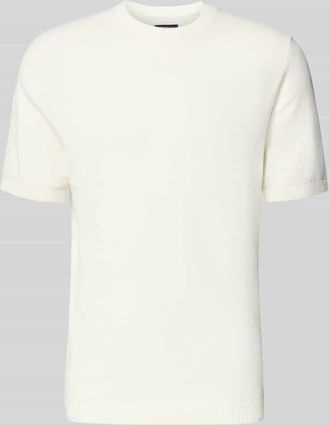 Mc Neal Regular Fit T-Shirt aus reiner Baumwolle in Ecru, Gr&ouml;&szlig;e XXXL