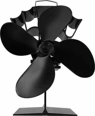 OEM Ventilador De Estufa De 4 Aspas Alimentado Por Calor - Ventilador Ecol&oacute;gico Para Estufas De Le&ntilde;a Que Proporciona Una Distribuci&oacute;n Eficiente Del Calor