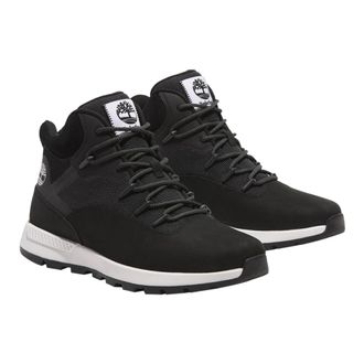 Timberland Mens Trekker Mid Lace-Up Sneaker Mens Sneakers, BLACK NUBUCK, 28.0 cm