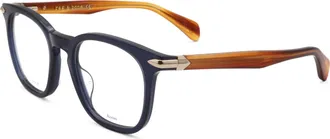 Rag & Bone Rag & Bone Unisex 50mm Blue Brown Opticals