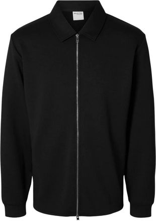 Selected Sweatshirts & Hoodies - Heren - Sweatshirts & Hoodies - Zwart - Maat: S Zijde