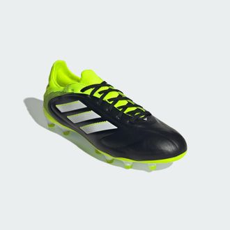 adidas adidas Performance Unisex Copa Pure 3 Pro Firm Ground Boots - Black Leather - Size UK 10.5