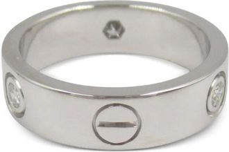 Cartier Anello Love in oro bianco e diamanti anni 2010 - Argento