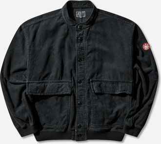Cav Empt Men s Overdye Cord Button Jacket Charcoal