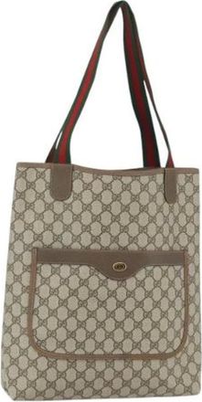 Gucci Pre-owned Tote Bags, female, Beige, Size: ONE SIZE Pre-owned Tote Bag