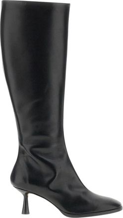 Aeyde Hoge laarzen - Dames - Hoge Laarzen - Zwart - 36 EU - Leer - Schoenen