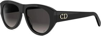 Dior Glow A1I Aviator Sunglasses - unisex - Dior - Sunglasses - Black - 55 MM - Accessories
