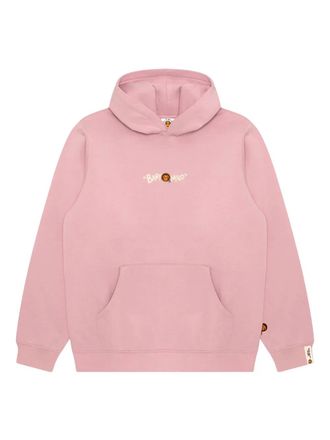 Bapy by A Bathing Ape graphic hoodie - women - Cotton/Polyester - M - Pink