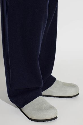Birkenstock Amsterdam Wrapped Shoes, Mens, Grey