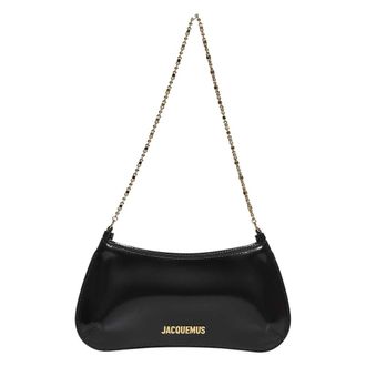 Jacquemus Le Petit Bisou Shoulder Bag - female - Jacquemus - Shoulder Bags - Black - ONE SIZE - Bags