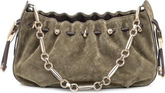 Zimmermann Halcyon Clutch - Dames - Schoudertassen - Groen - ONE Size - Katoen - Tassen