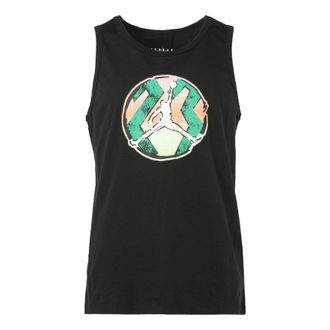 Air Jordan Pattern Printing Sports Vest Mens Black DQ5878-010